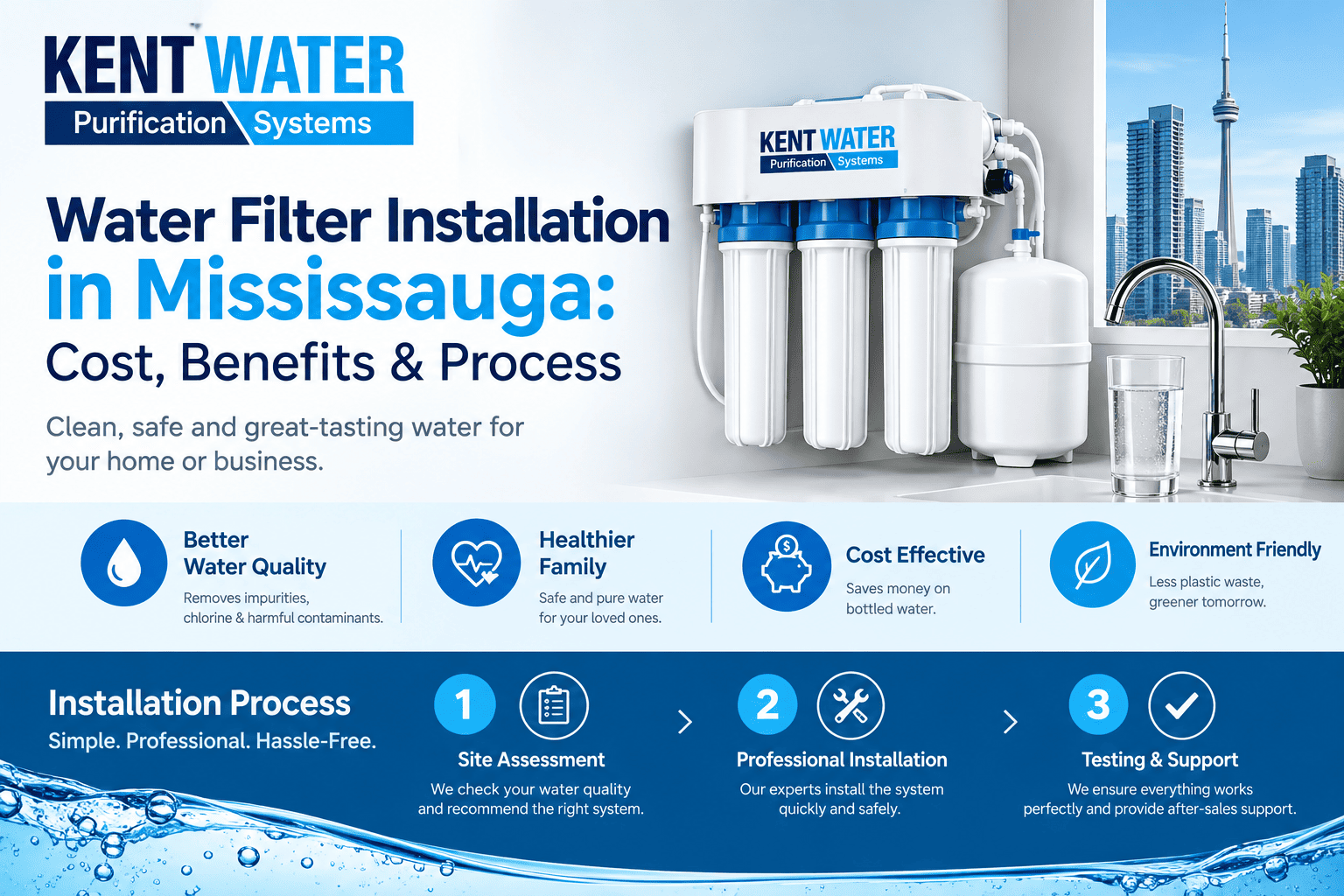 Water Filter Installation in Mississauga: Cost, Benefits & Process