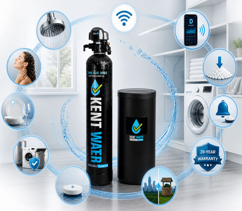 kent DropPro Connect Water Softener Benefits