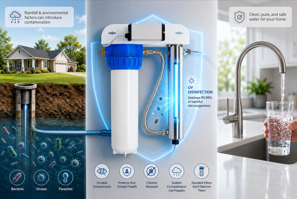 Why Well Water Homes Need UV Disinfection